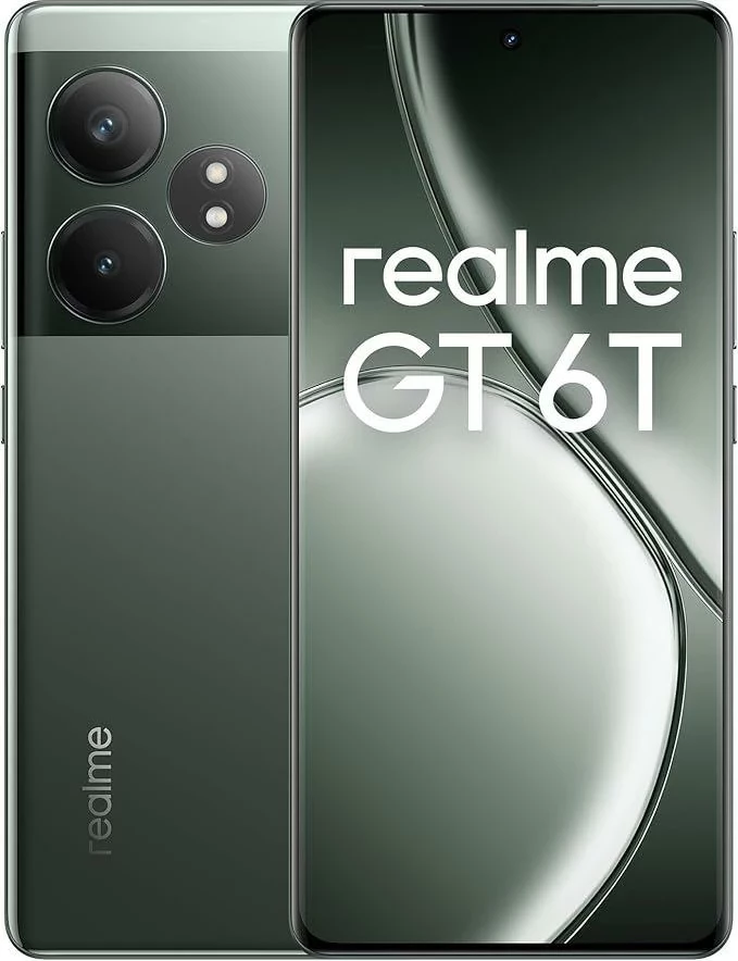 Celular Realme GT 6T 12GB 256GB Razor Green