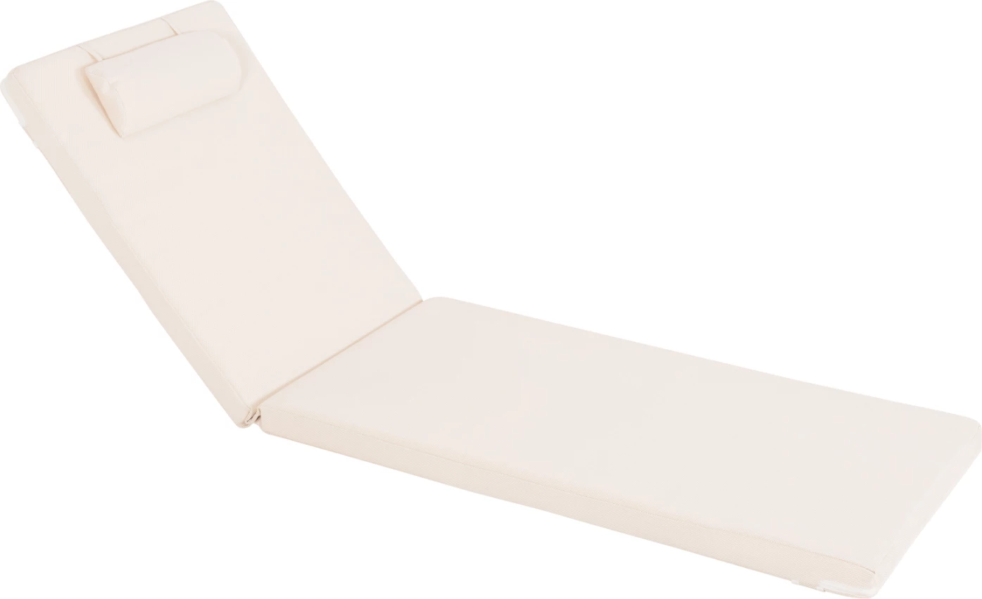 Jastëk për shezlong SIFNOS textline ngjyrë bezhë HM11234.61T 190(114-76)x58x6.5 cm.