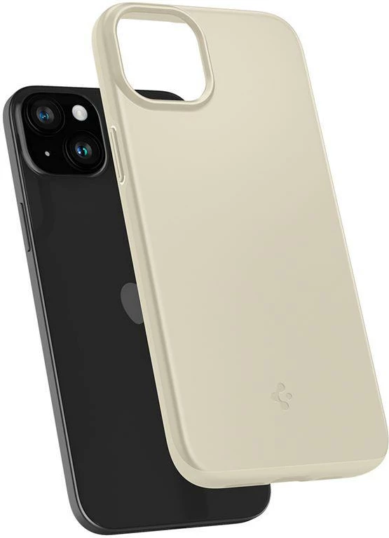 Mbështjellës Spigen Thin Fit për iPhone 15 Plus, Bezhe