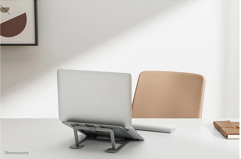 Mbajtës laptopi Newstar NSLS085GREY, alumini, 10-17 inç, gri