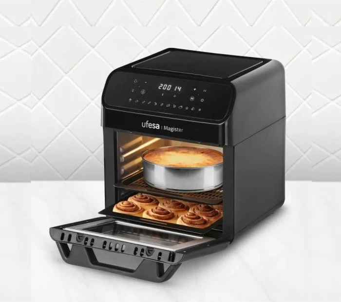 Fritezë ajri UFESA Magister 12 L 1850 W digjitale, e zezë, set 6 aksesorë