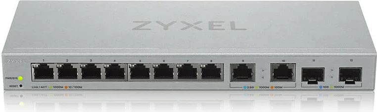 Switch Zyxel XGS1210-12, Managed, Gigabit Ethernet (10/100/1000), Full duplex