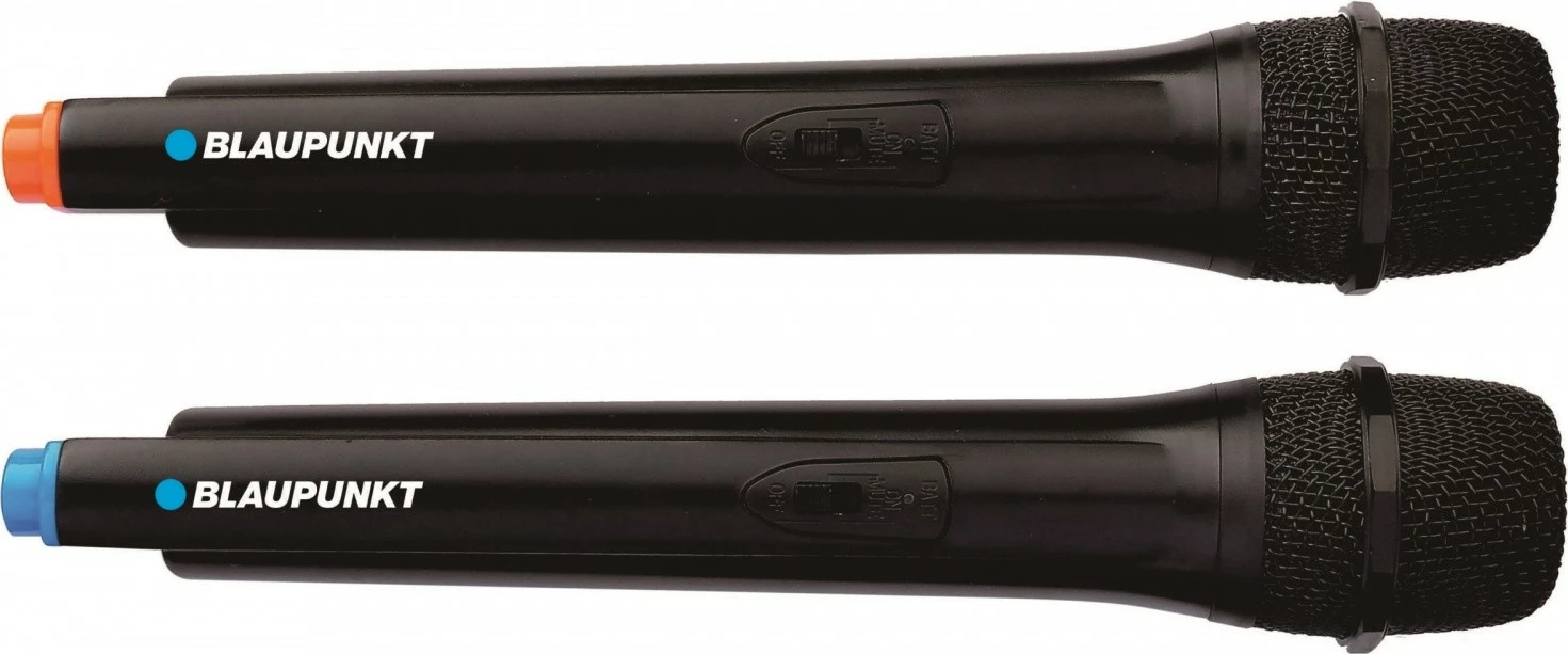 Altoparlant Blaupunkt PB06DB PartyBox me Bluetooth, Karaoke, 500W, LED, i zi, me 2 mikrofonë pa tela