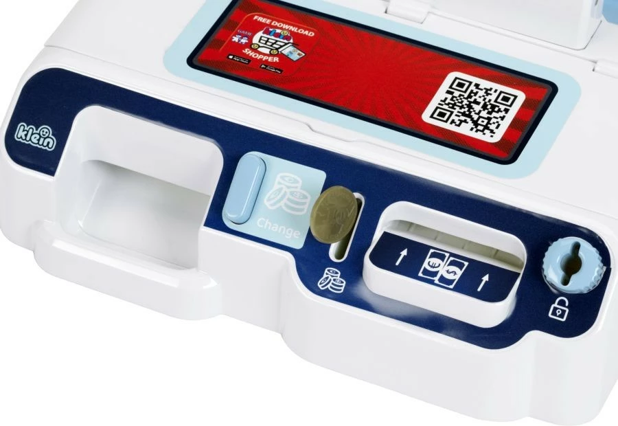 Kasë vetëshërbimi lodër Klein 7265 me aplikacion, shumëngjyrëshe, set aksesorësh