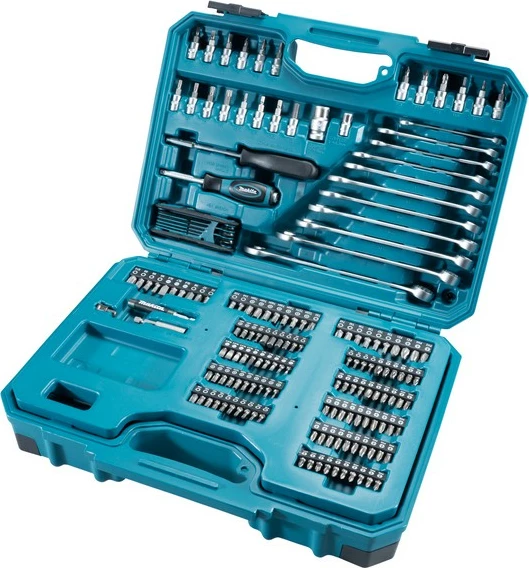 Set veglash Makita E-10883, 221 copë, me zgjatues dhe çelësa