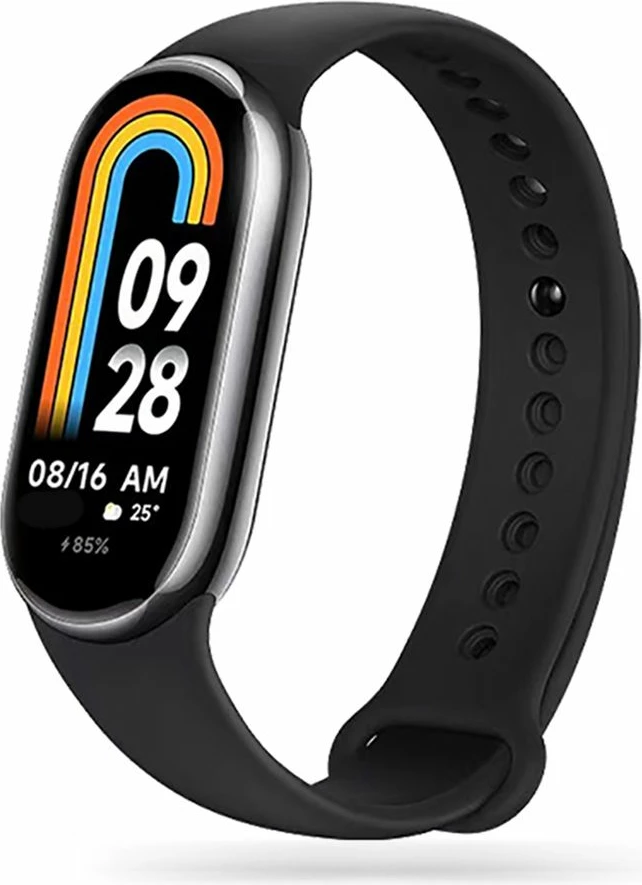 Rrip për orë të mençur Tech-Protect IconBand për Xiaomi Smart Band 8/8 NFC, i zi