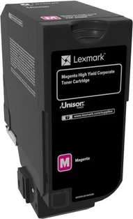 Toner Lexmark 74C2HME, Magenta, 1 copë
