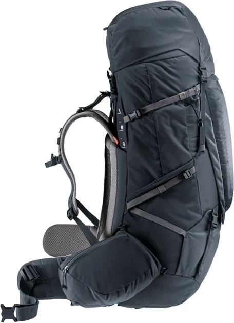 Çantë shpine Deuter Aircontact Pro 85+10, për hiking, Najlon, e zezë