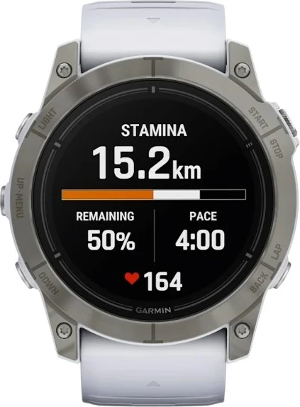 Smartwatch Garmin epix Pro (Gen 2), 51 mm, 32 GB, Titanium, Bardhë