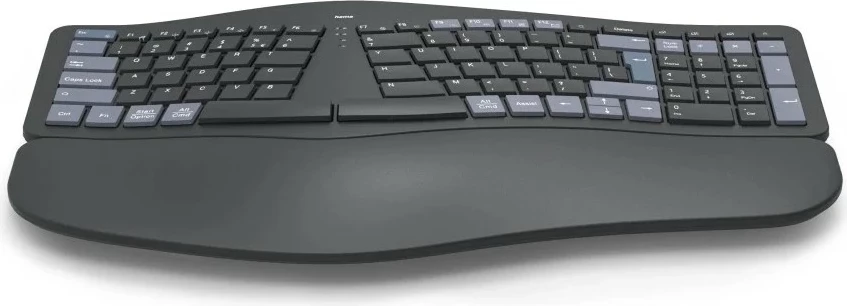 Tastierë ergonomike Hama WK-900, wireless, anglisht, e zezë
