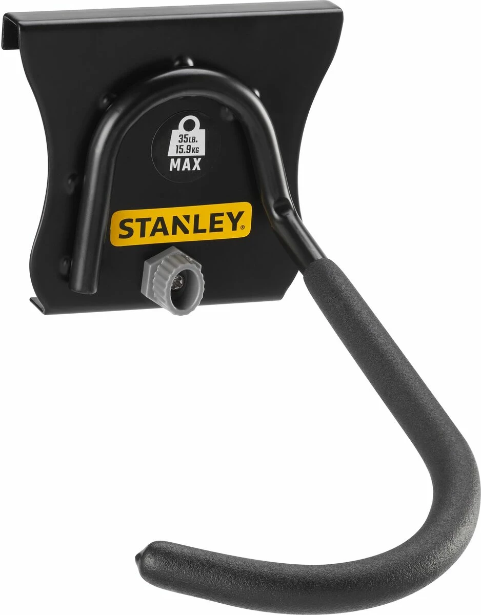 Mbajtëse vertikale muri për biçikletë Stanley STST82616-1, për Trackwalls, kapacitet 16 kg, e zezë, 1 copë