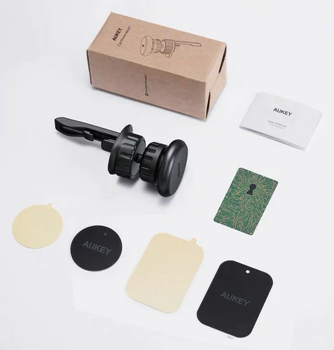 Mbajtës magnetik për veturë AUKEY HD-C74, universal, i zi