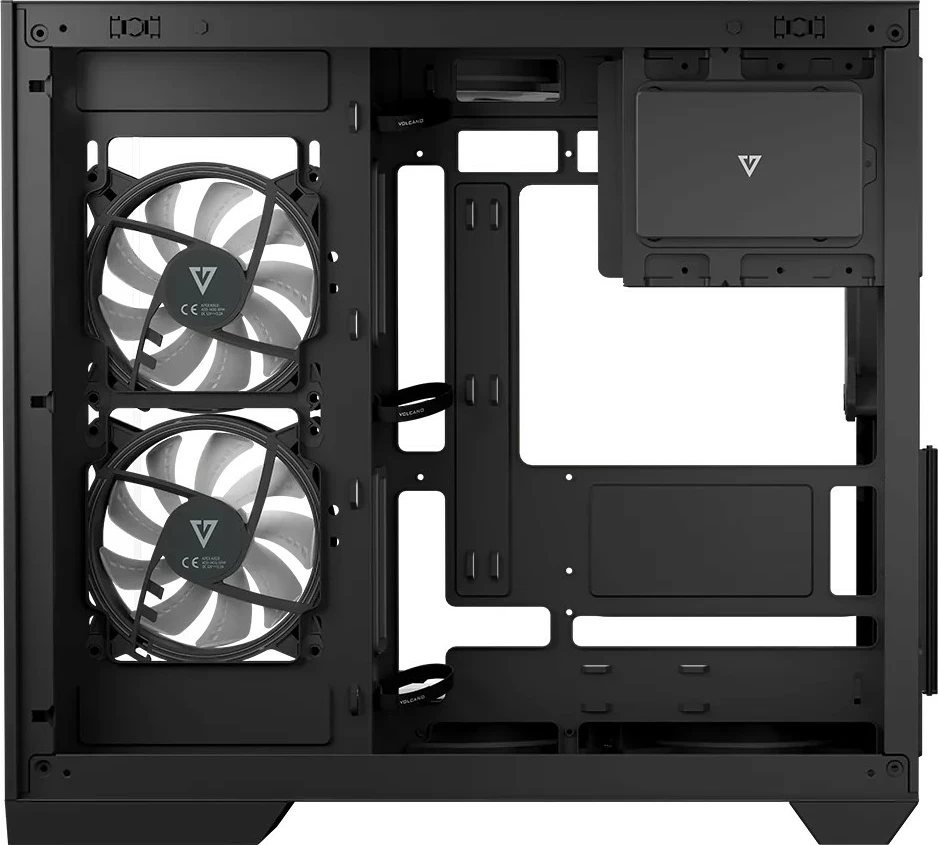 Kasë MODECOM Volcano Panorama NF Midi, ATX, ITX, Micro ATX, Gri