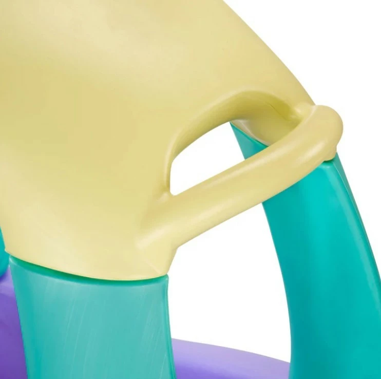 Makina lodër ride-on Little Tikes Cozy Coupe Bluey, plastikë, me tinguj, për fëmijë, Turkuaz/Vjollcë/E verdhë