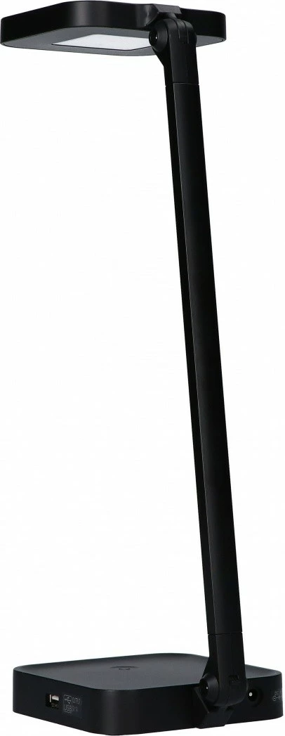 Llambë tavoline LED Maxcom ML 1001 me karikues, e zezë