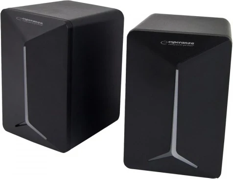 Set altoparlantësh me USB Esperanza, me LED Rainbow Frevo EGS105, 2 copë	