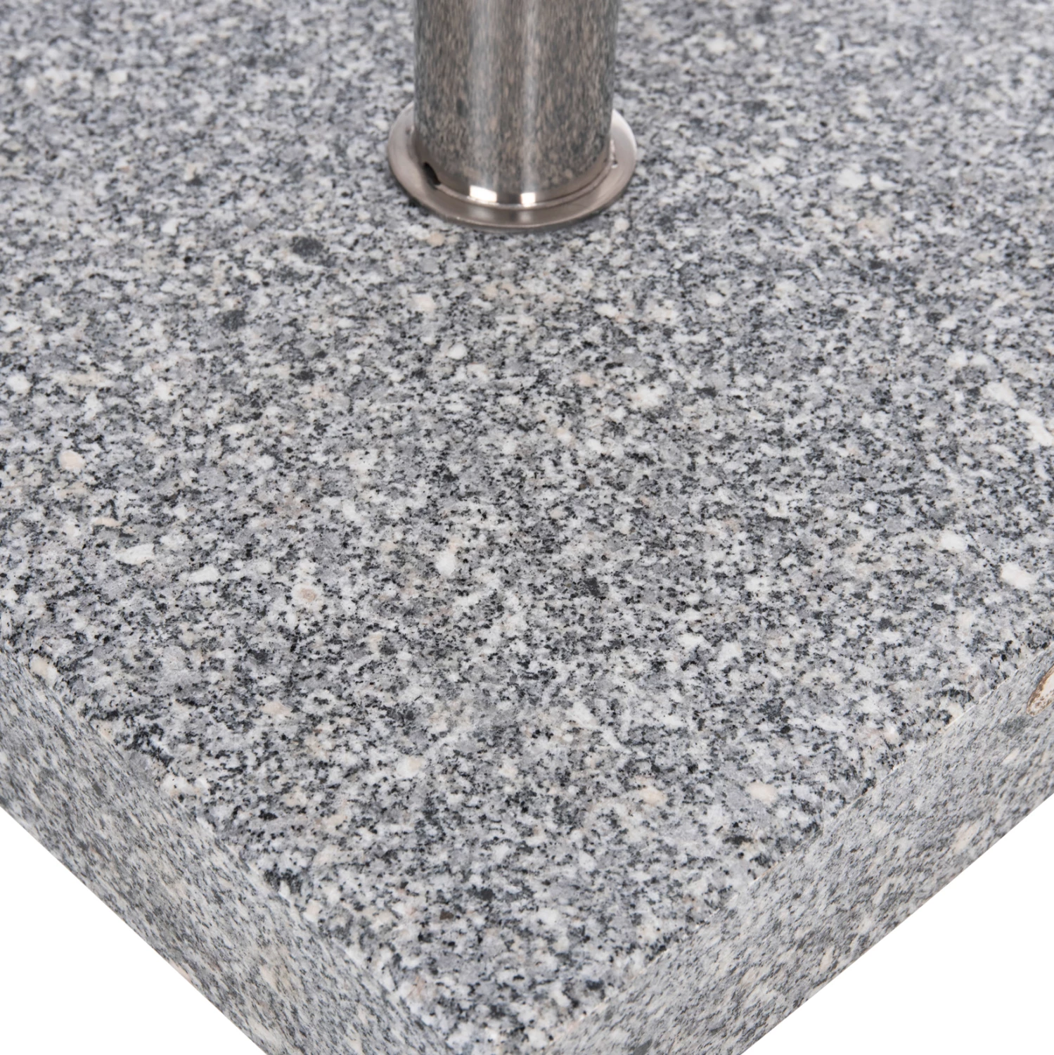 Baza prej graniti për çadër, 60kg, me dorezë dhe rrota, FH6565, tub inox Φ58