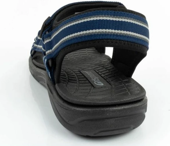 Sandale për meshkuj Grisport, të zeza dhe blu të errët