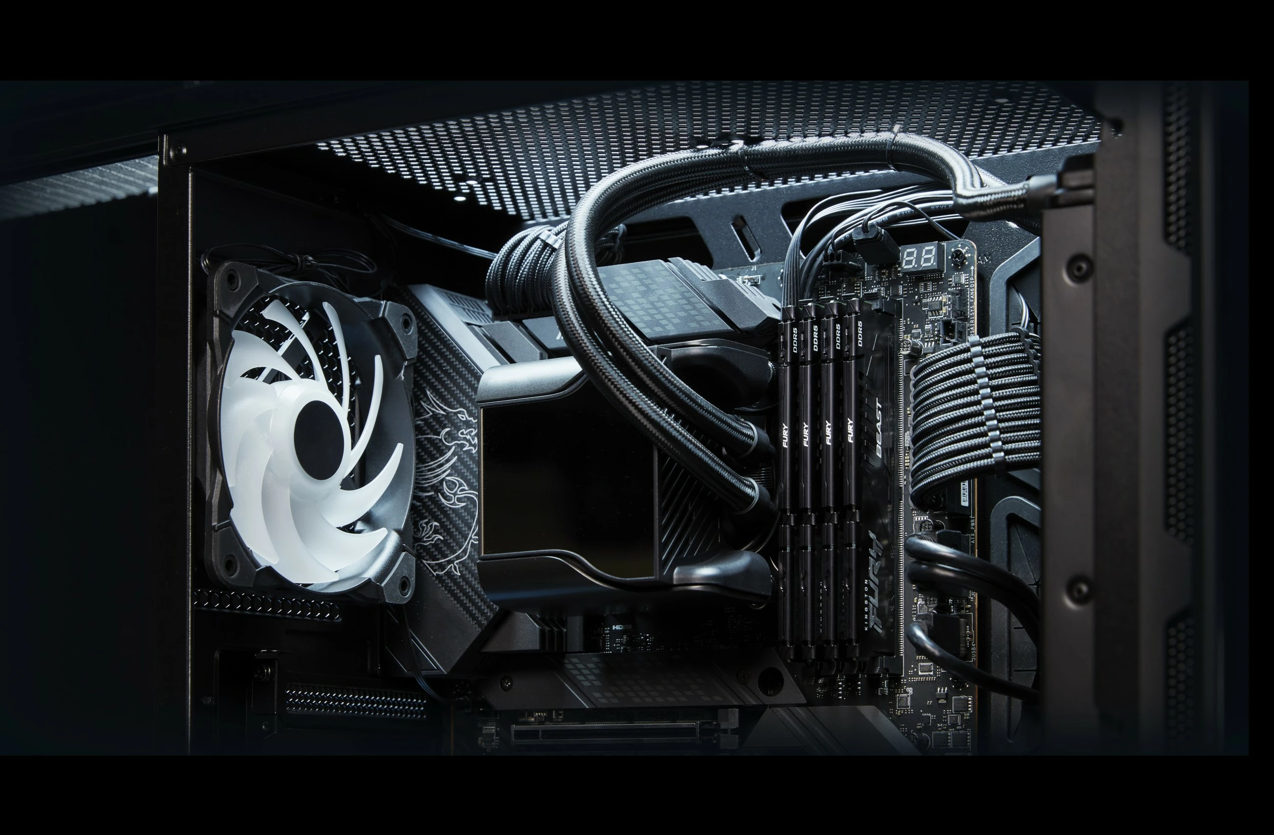 RAM Memorje Kingston FURY Beast 16GB DDR5 5600MT/s Ngjyrë e zezë