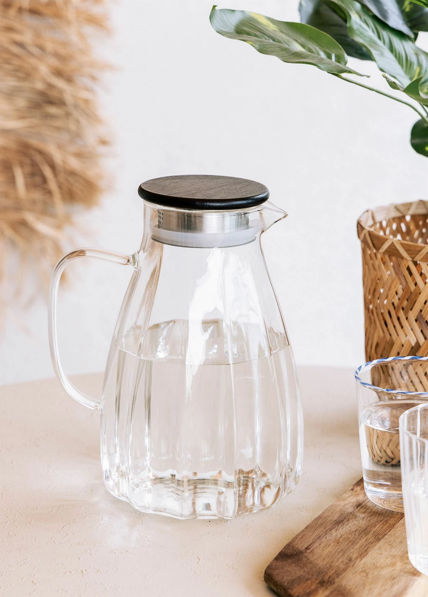 Shishe qelqi Hermia, kapak bambuje, SSE0033