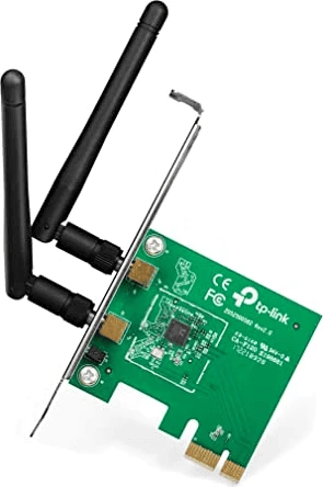 Kartë rrjeti Wi‑Fi, TP-Link TL-WN881ND, PCIe, dy antena, e zezë