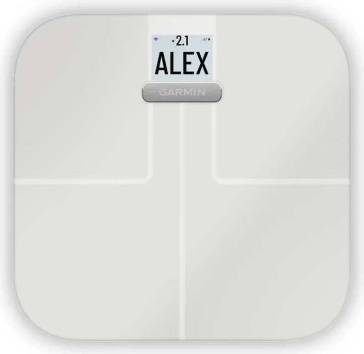 Peshore inteligjente Garmin Index™ S2, e bardhë