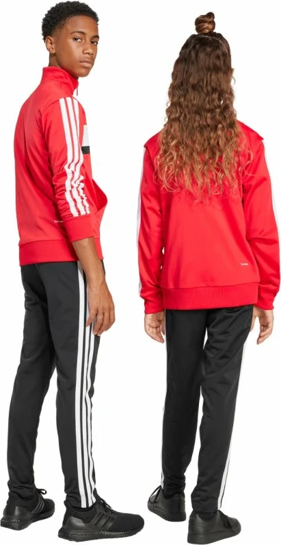 Trenerka për fëmijë adidas, e kuqe dhe e zezë