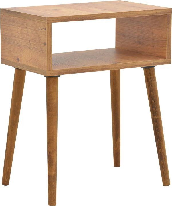 Komodinë nate Hank, hije natyrale, 45x30x60cm