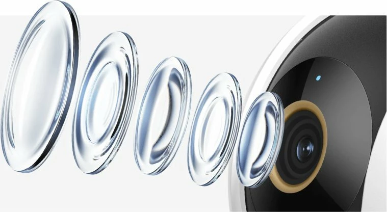 Kamerë sigurie IP Xiaomi C500 Dual 2K 2560x1440, dy lente 4MP, Wi‑Fi, PTZ, e bardhë