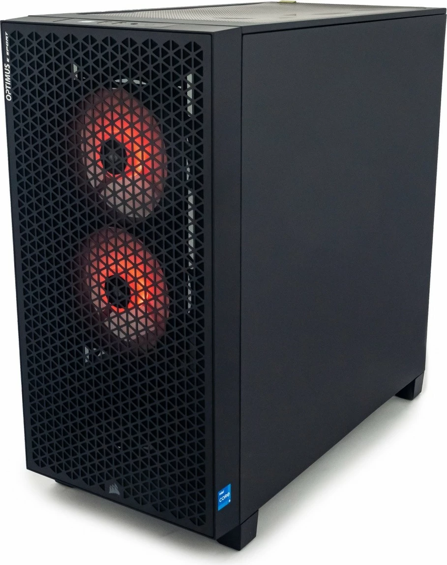 Kasë OPTIMUS E-Sport GA520T-CR2, Ryzen 5 5600X, 16 GB RAM, 1 TB SSD, Radeon RX 7600, e zezë