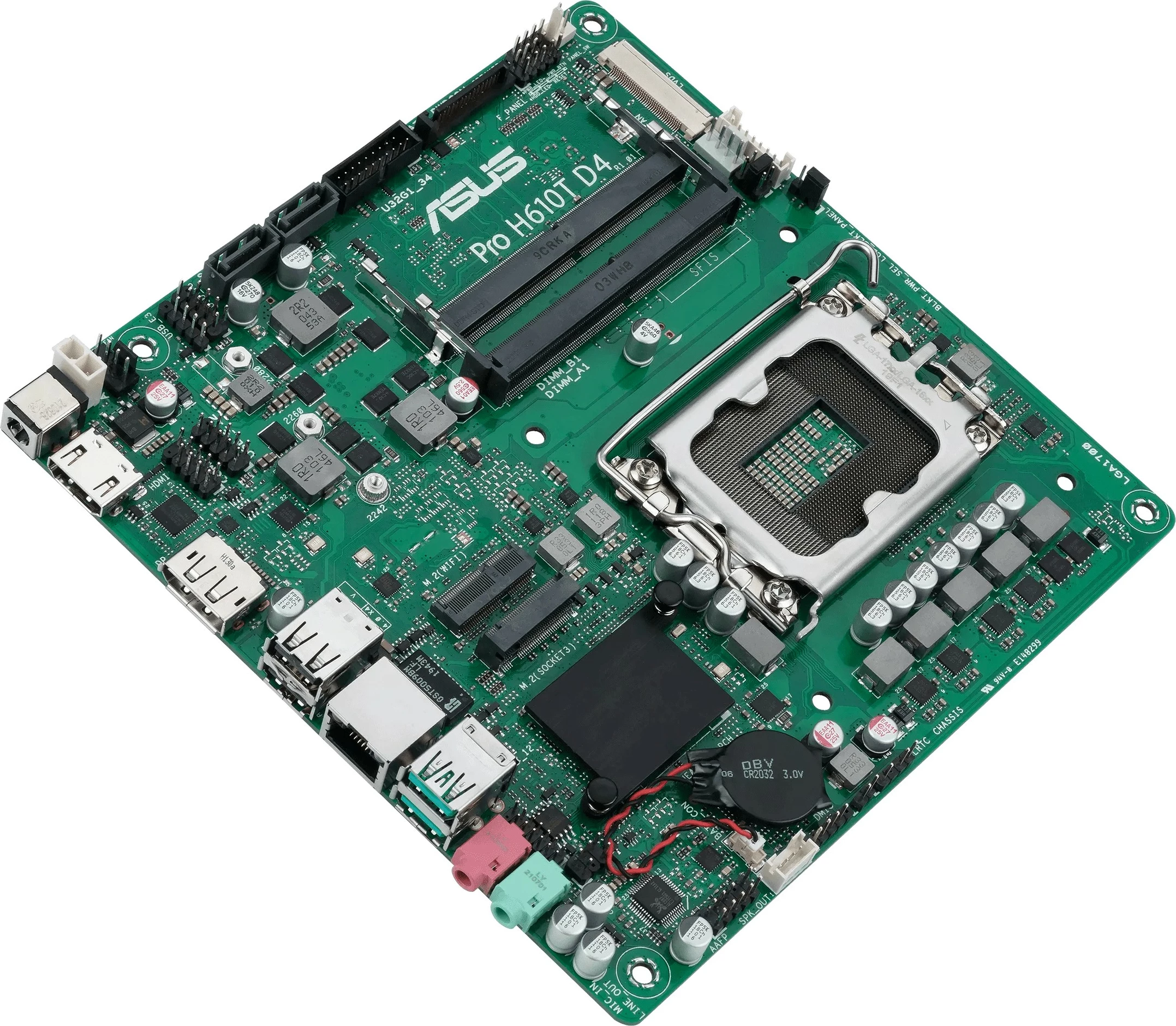 Pllakë amë ASUS Pro H610T D4 mITX DDR4