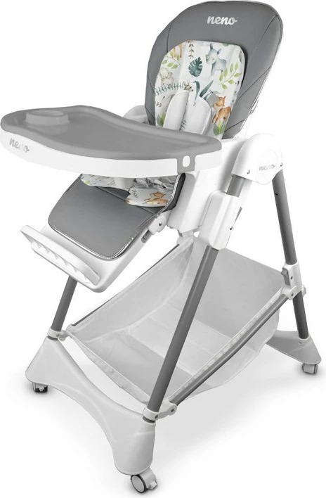 Karrige ushqimi multifunksionale neno SEDI GREY, e mbushur, Gri