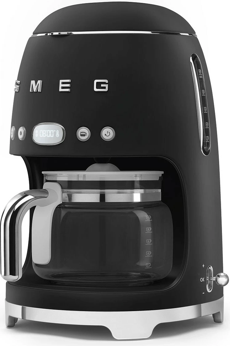 Aparat kafeje SMEG DCF02BLMEU, 10 filxhanë, 1.25L, i zi