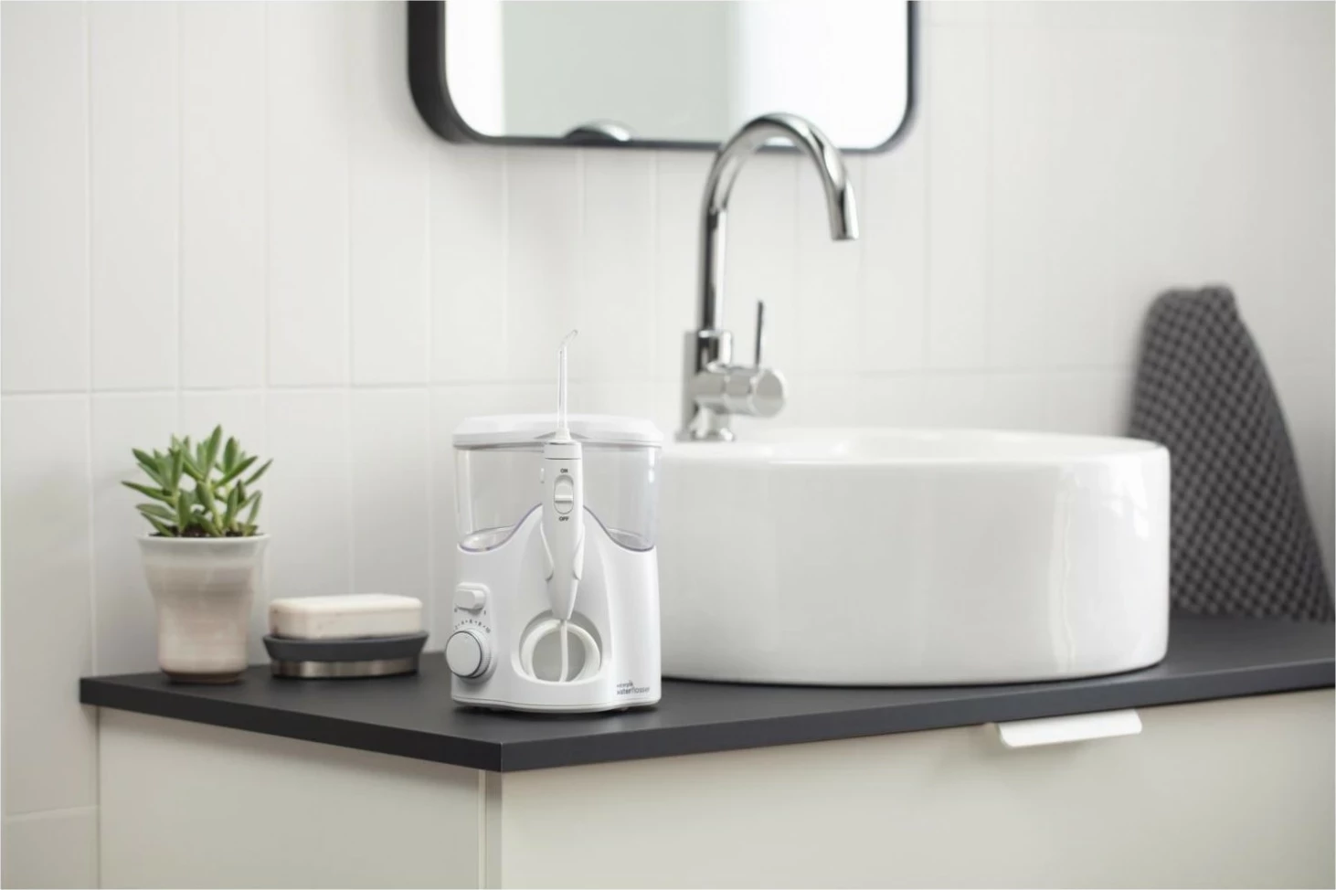 Irigator dhëmbësh Waterpik WF-150, 651ml, 6 koka, i bardhë