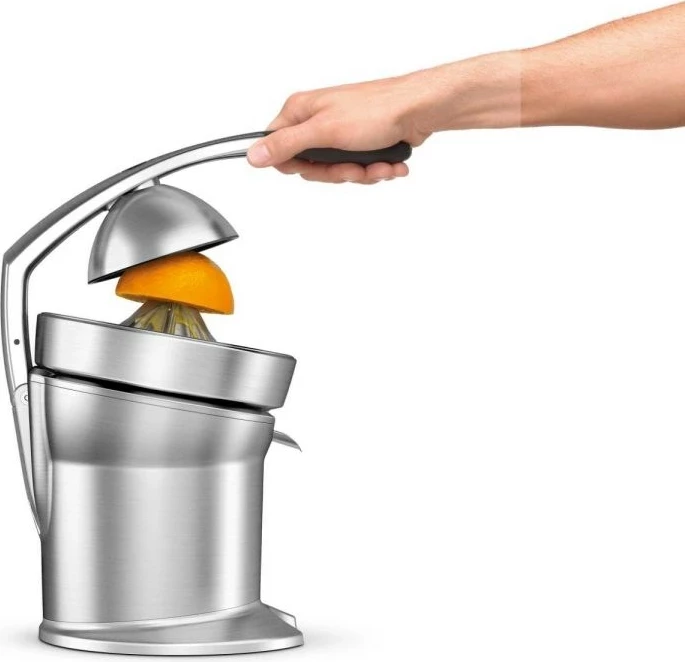 Shtypës agrumesh elektrik Sage Citrus Press Pro, 110 W, Argjendtë
