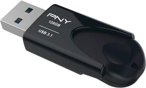 Pendrive PNY Attaché 4, 128GB, USB 3.1, e zezë