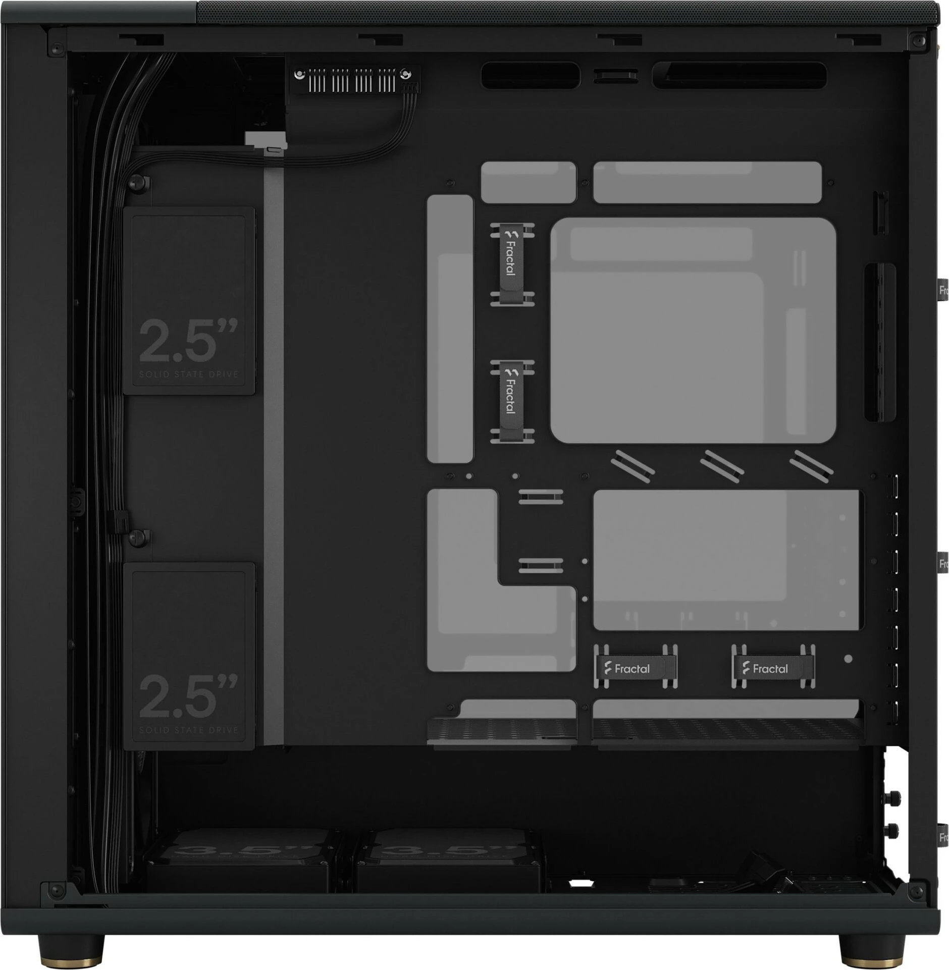 Kasë Fractal Design North XL, ATX, micro ATX, Mini-ITX, e zezë/charcoal
