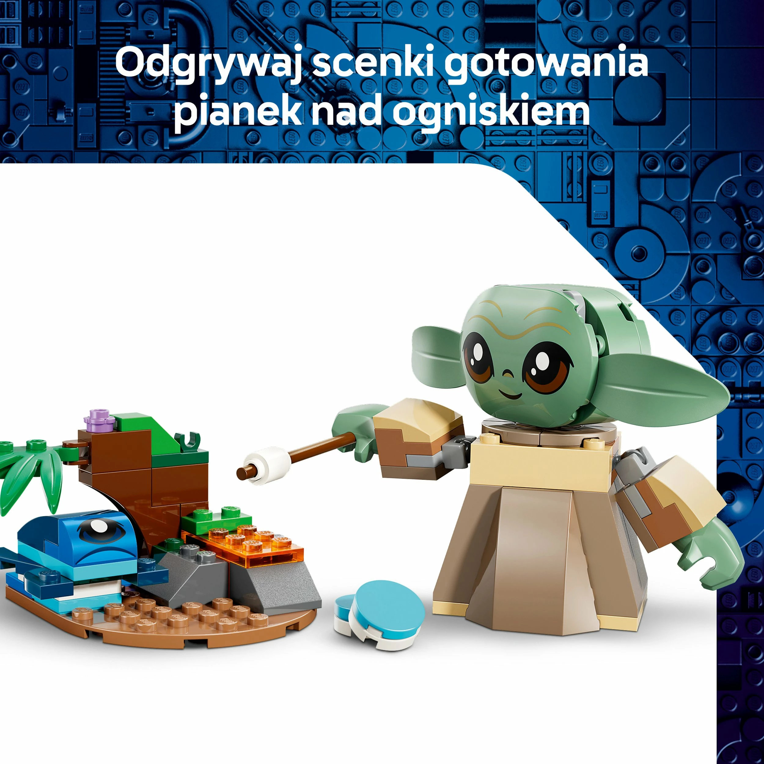 Set LEGO Star Wars Grogu’s Home 75443, 107 copë, 4+
