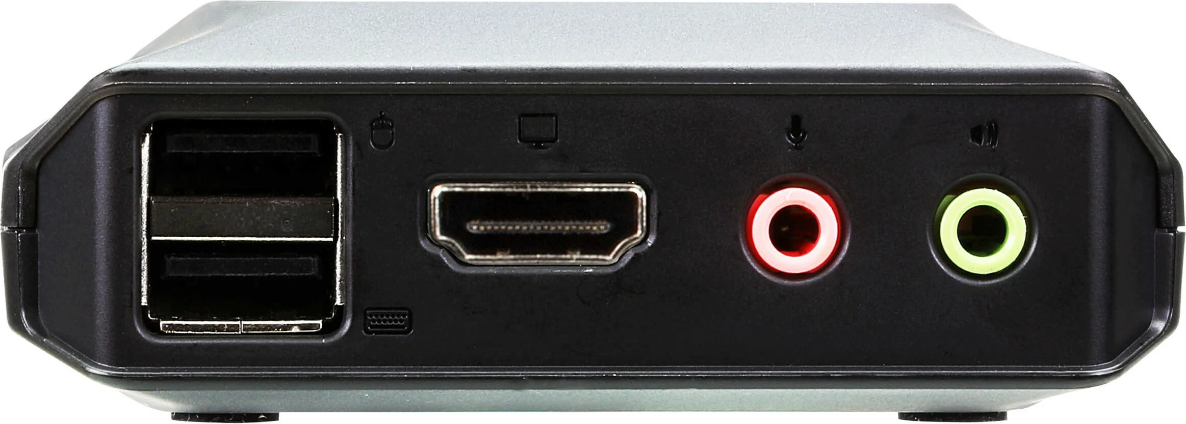 KVM switch ATEN CS22H, 2 porta, USB, HDMI 4K, e zezë