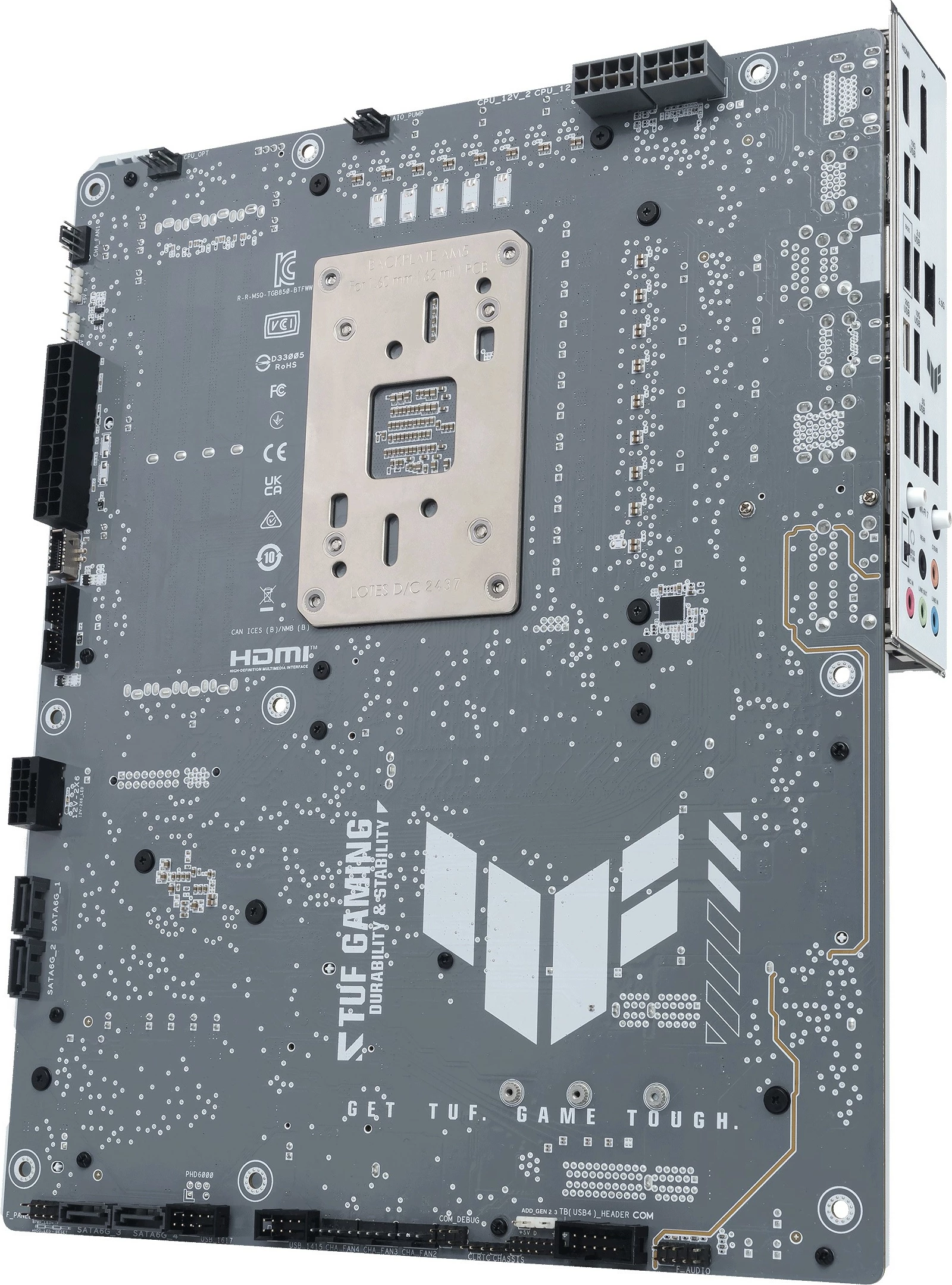 Pllakë amë ASUS TUF GAMING B850-BTF WIFI W, ATX, Wi-Fi, bardhë