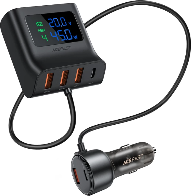 Karikues makine Acefast B11, 138W, 6 porta USB-A/USB-C, i zi