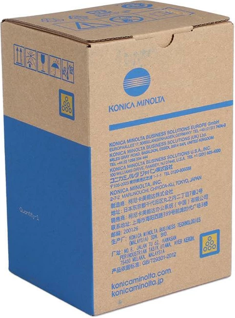 Toner, Konica Minolta, TNP-80 (AAJW252), rendiment 9,750-23,700 faqe, e verdhë