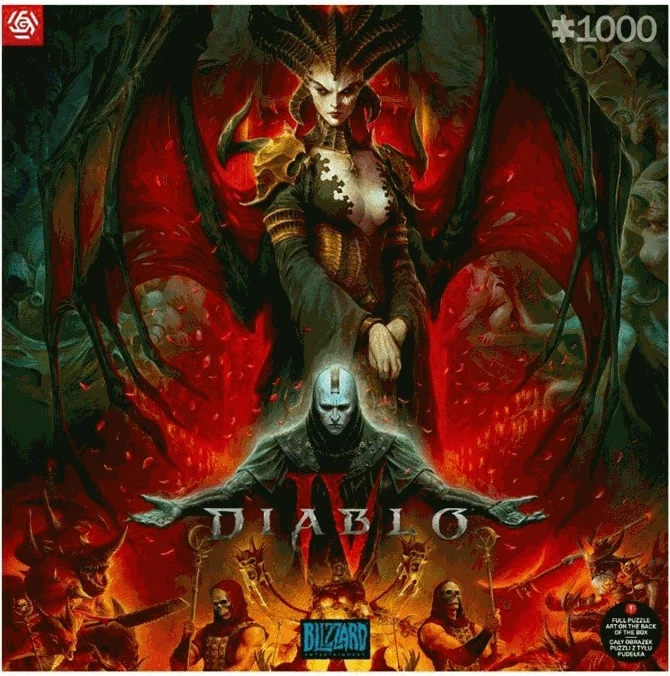 Puzzle lojërash Cenega Publishing Diablo IV Lilith, 1000 pjesë, Shumëngjyrësh
