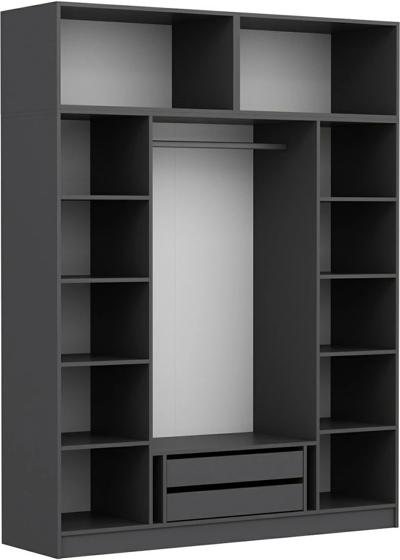 Dollap Skye Decor, ngjyrë antracit, 5274