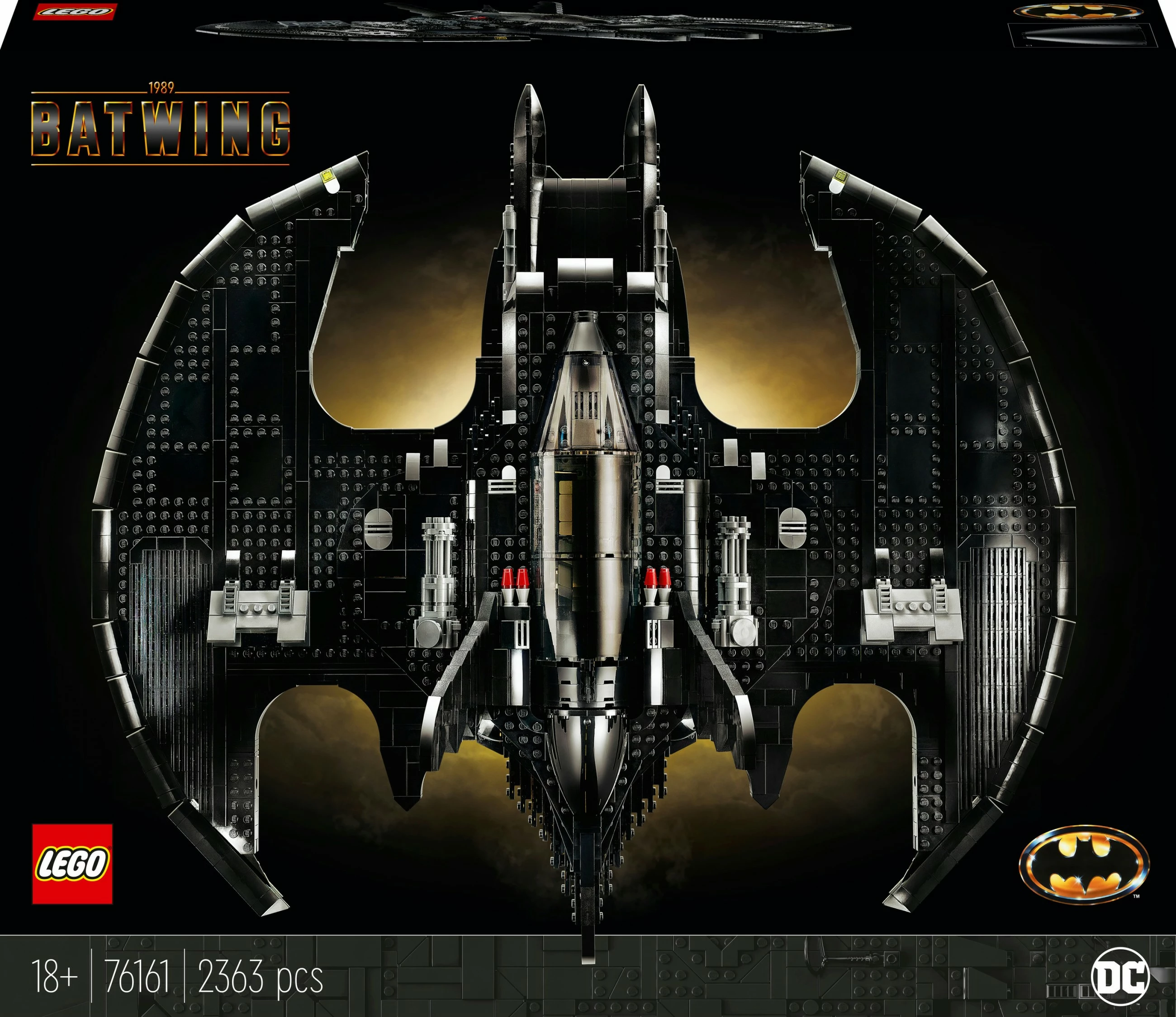 Set ndërtimi LEGO DC Comics Super Heroes 1989 Batwing, 2363 copë, plastikë, shumëngjyrësh