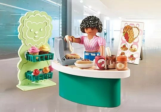 Set lodrash Playmobil My Life 71540 Sweet Stall, 34 pjesë