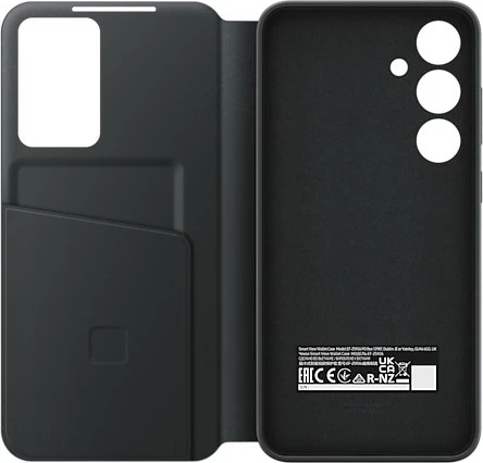 Mbështjellës Samsung Smart View Case për Galaxy S24+, wallet case, e zezë