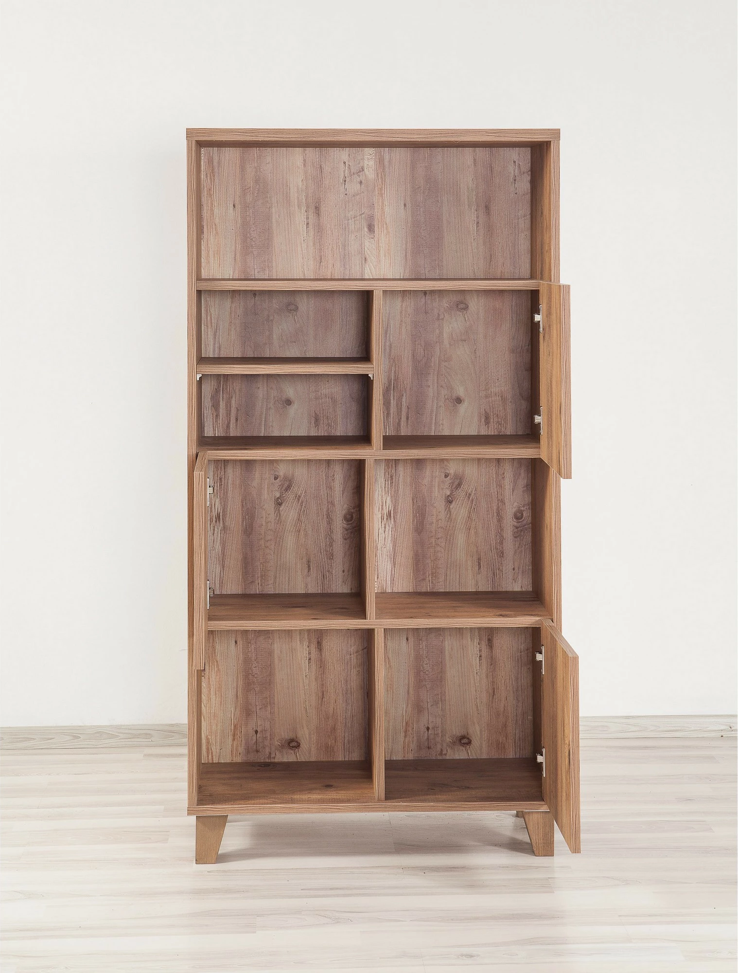 Raft librash Hanah Home, Marina Flora, ngjyrë pishë Atlantike, 80x155x36 cm