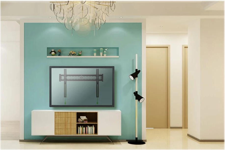 Mbajtës muri fiks Neomounts NM-W360BLACK për TV 37-75", i zi