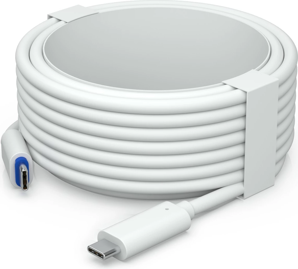 Kabëll USB-C Ubiquiti UACC-G4-DBP-CABLE-USB-7M, 7 m, Bardhë